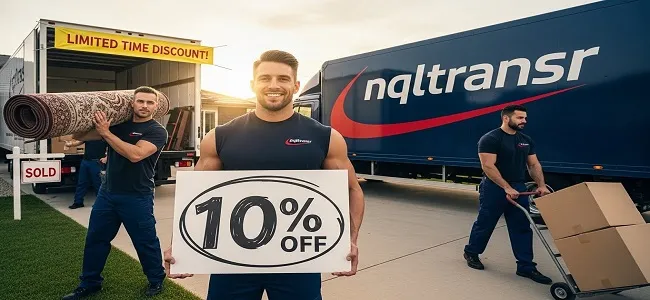 احصل على خصم 10% عند طلب خدمات نقل العفش الان